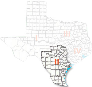 AIPG-TX District II Map